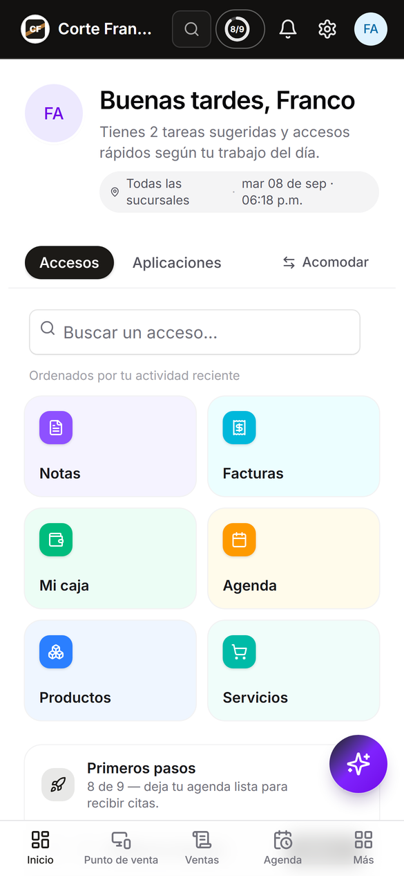 KLERO en el celular, para tienda de ropa o boutique